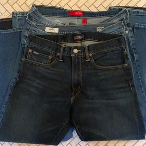 Lot of men’s jeans. 3 pair. Slim straight 32x30